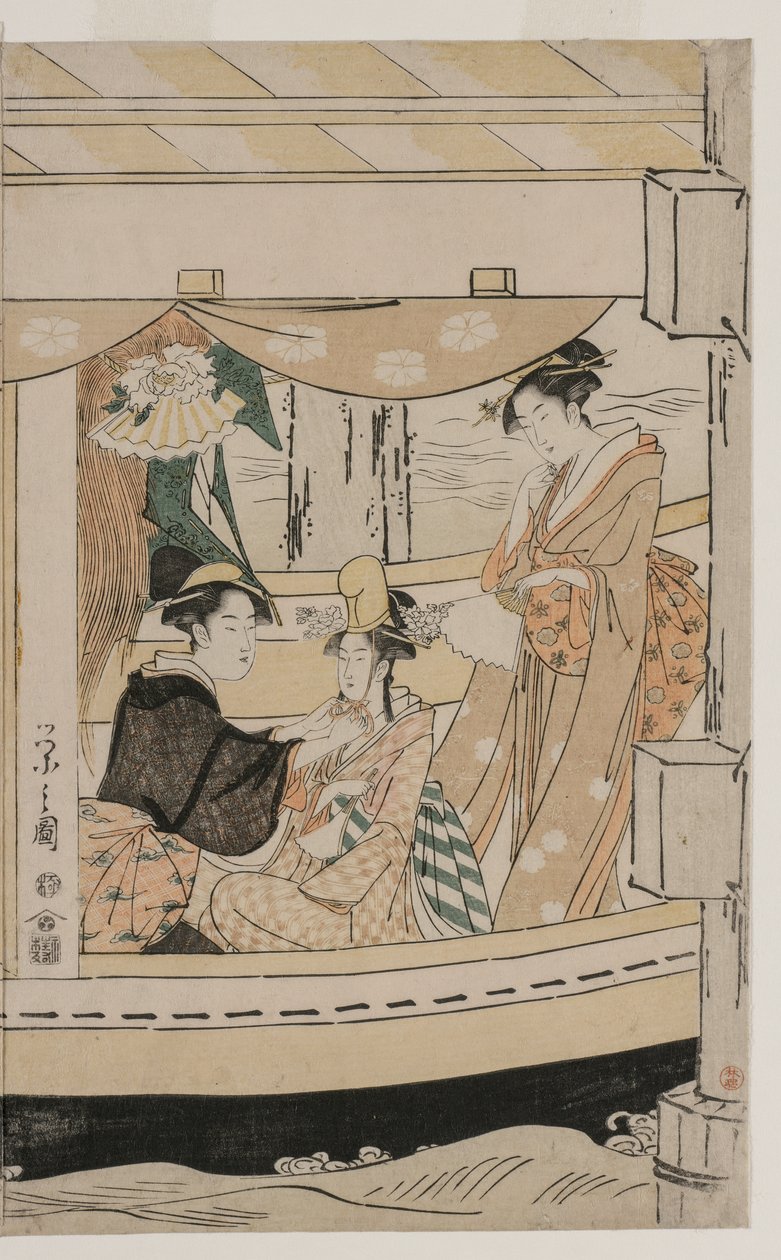 Buli a Kawaichimaru sétahajón alkotó: Chobunsai Eishi