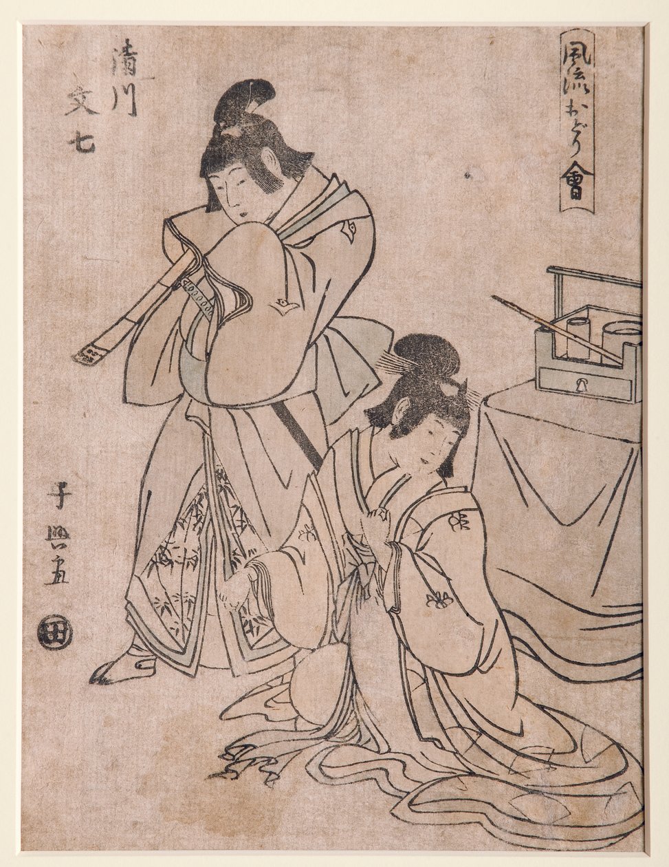 Kiyokawa Draft d Bunshichi, 1798-1800 (DBock) alkotó: Choki Eishusai