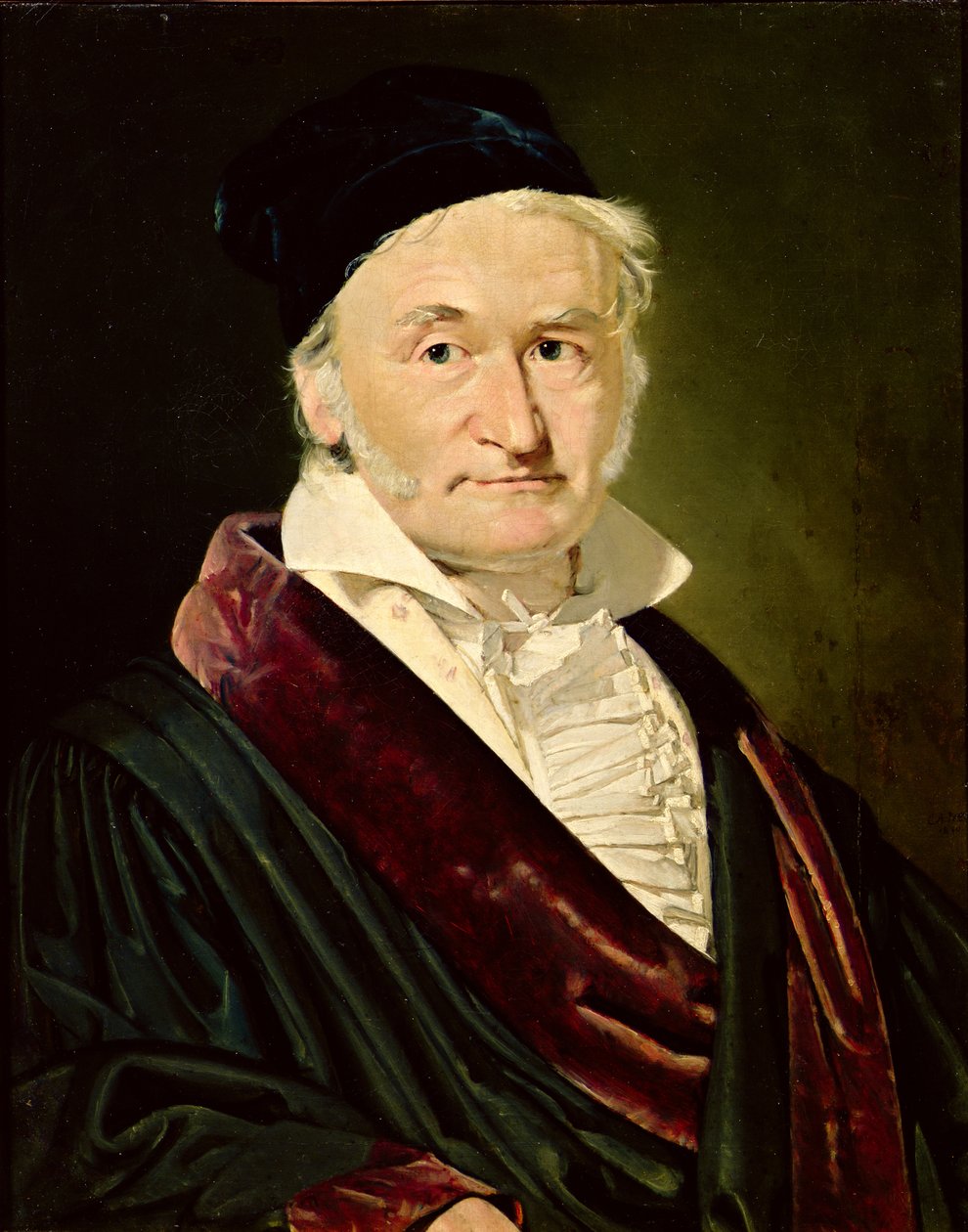 Carl Friedrich Gauss portréja, 1840 alkotó: Christian Albrecht Jensen