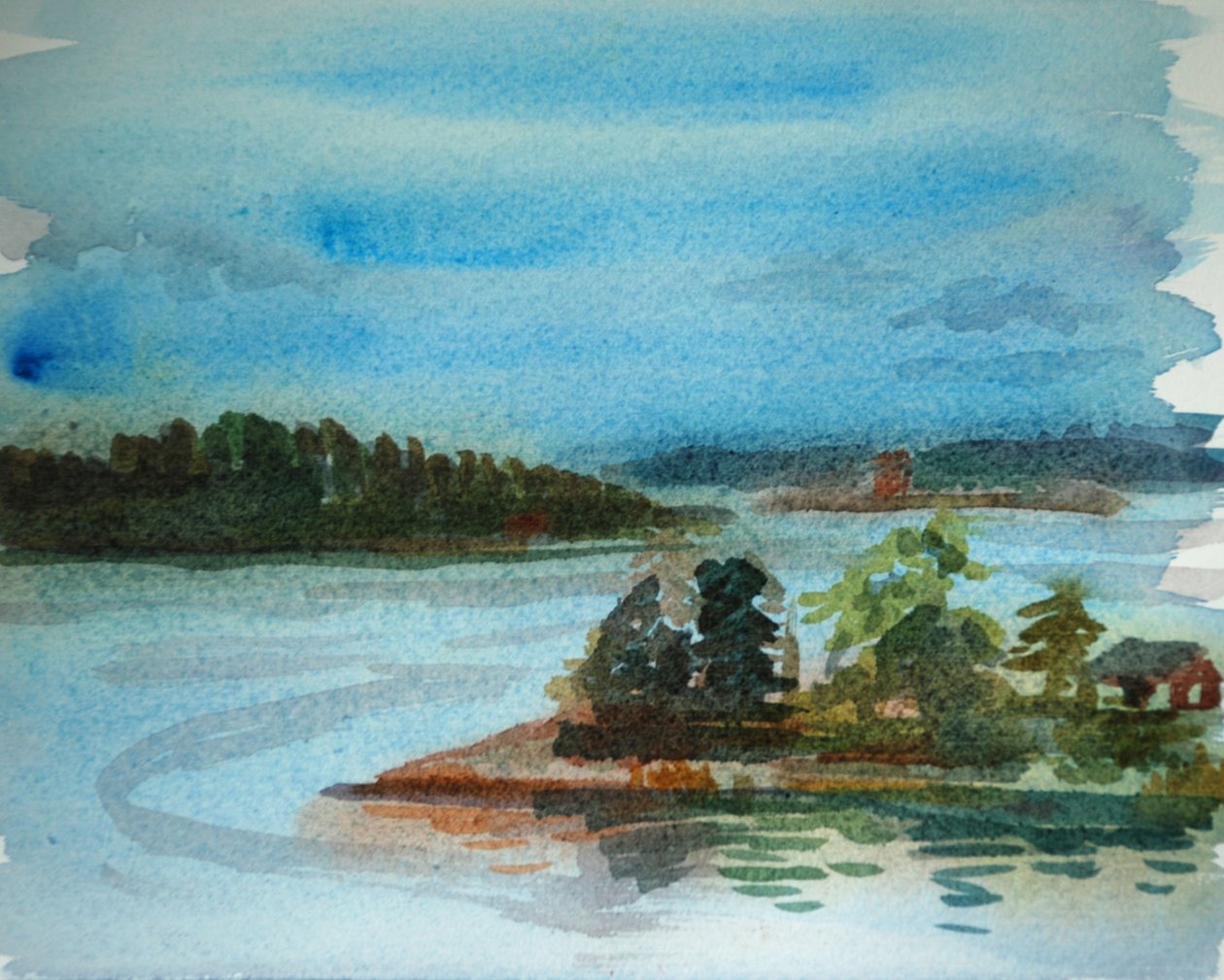 Archipelago 3, 2010 (akvarell) alkotó: Christian Furr