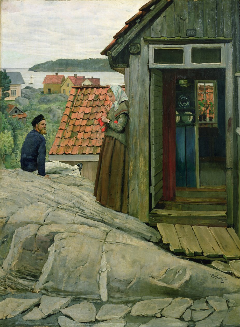 A partról alkotó: Christian Krohg