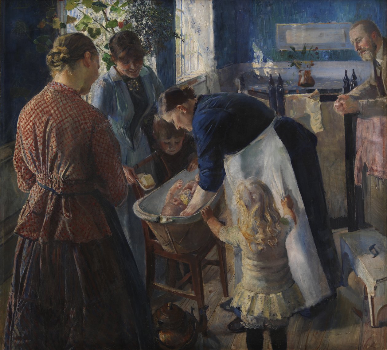 A kádban alkotó: Christian Krohg