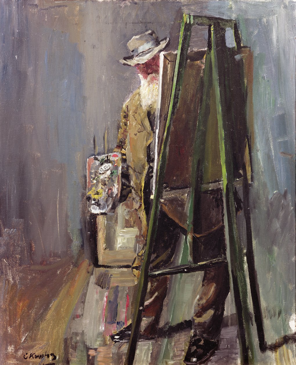 Önarckép alkotó: Christian Krohg