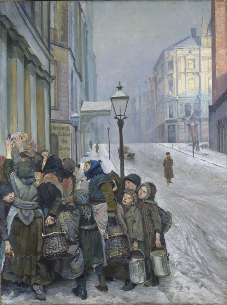 Küzdelem a túlélésért alkotó: Christian Krohg