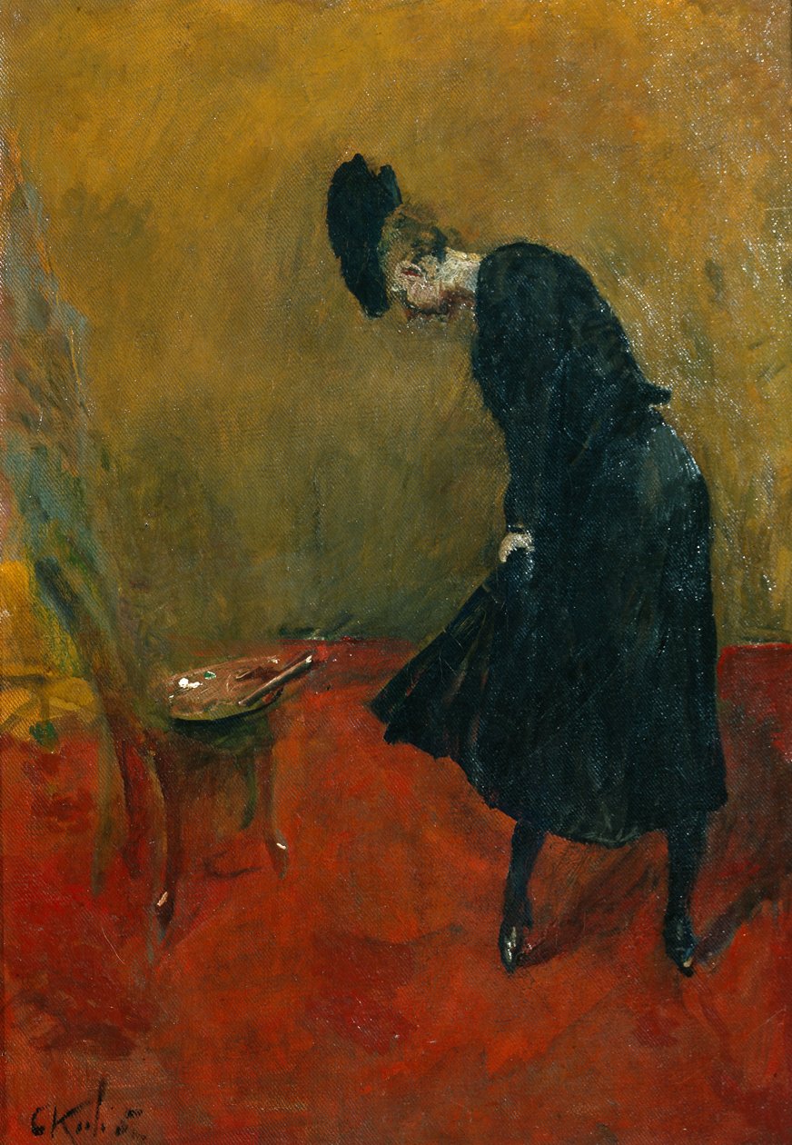 A festék fröccsenése alkotó: Christian Krohg