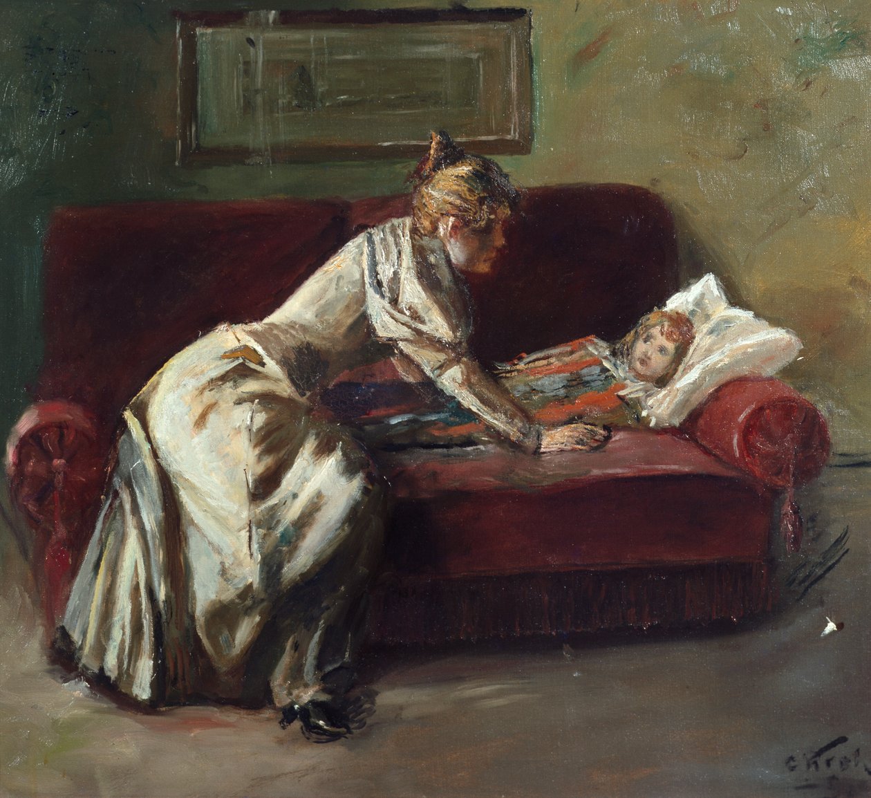 A beteg gyerek alkotó: Christian Krohg