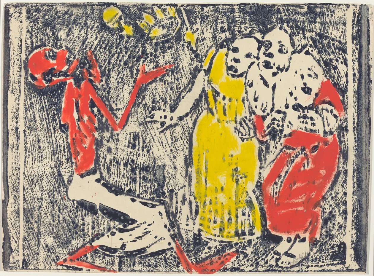 A halál mint zsonglőr, 19181919. alkotó: Christian Rohlfs