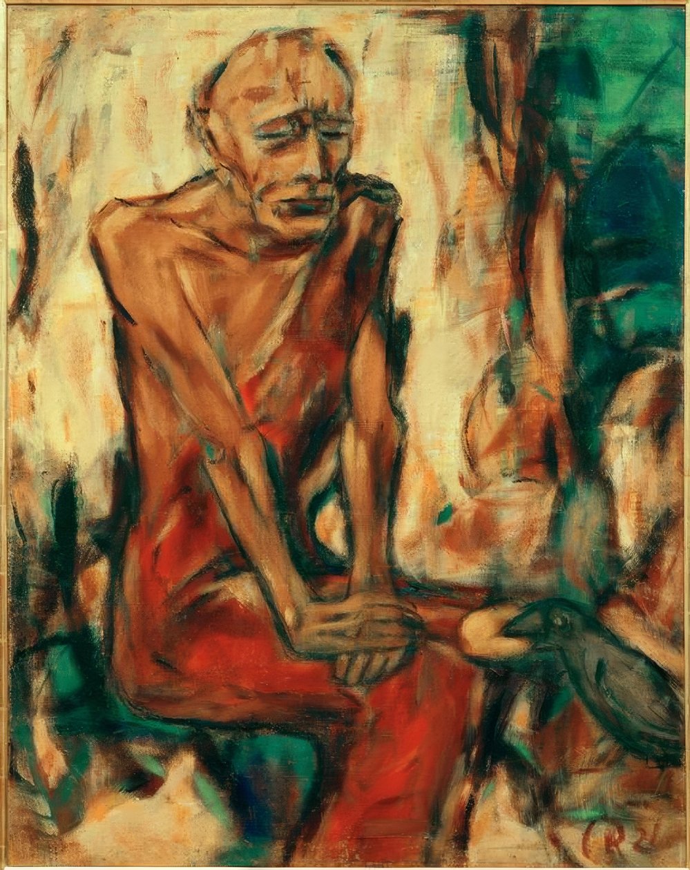 Eliast a holló eteti alkotó: Christian Rohlfs