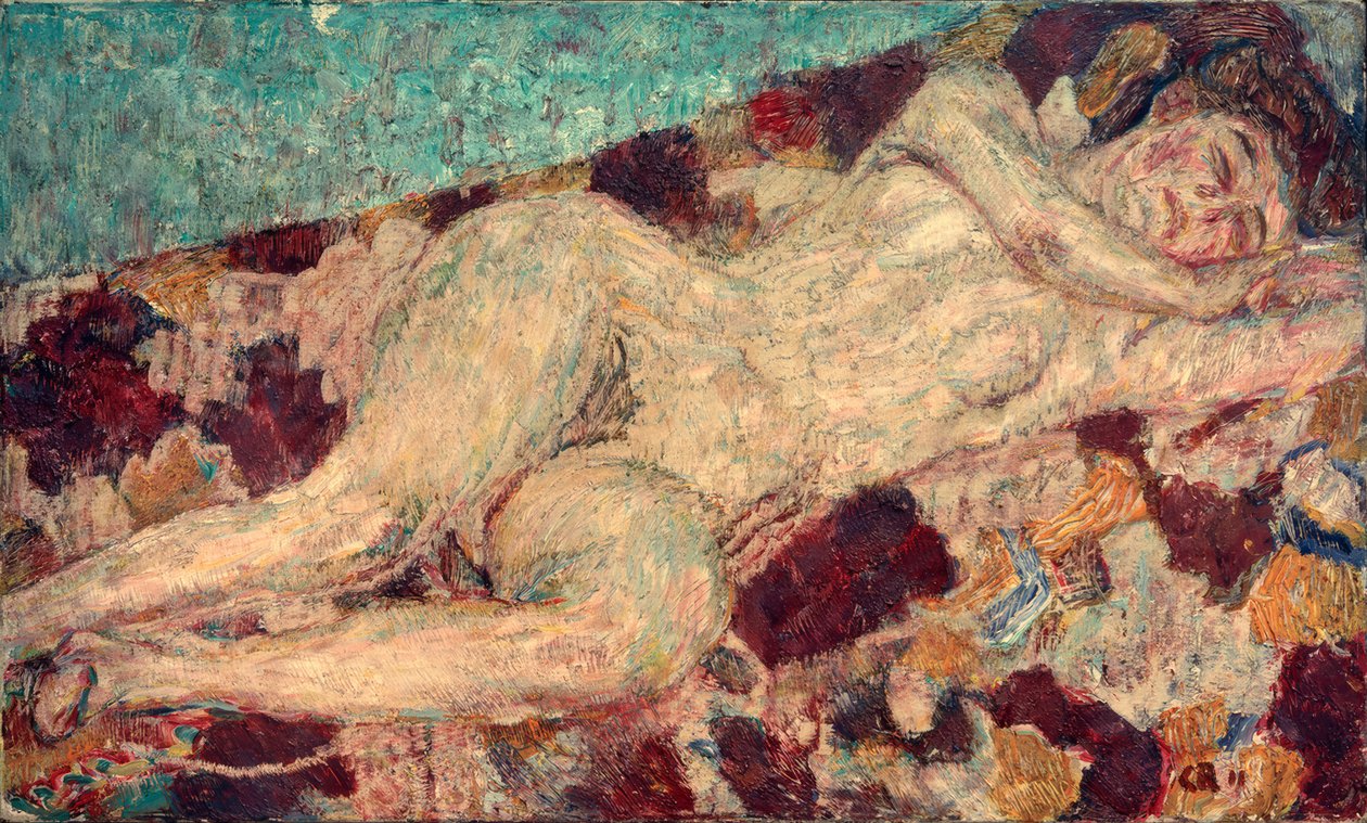 Női akt alkotó: Christian Rohlfs