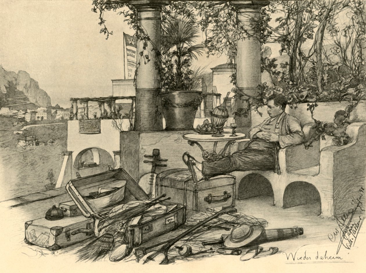 „Újra itthon”, 1898. alkotó: Christian Wilhelm Allers