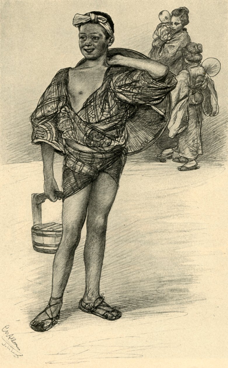 Japán fiú, 1898. alkotó: Christian Wilhelm Allers