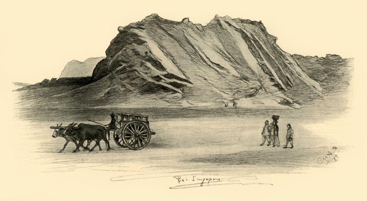 Szingapúr, 1898. alkotó: Christian Wilhelm Allers