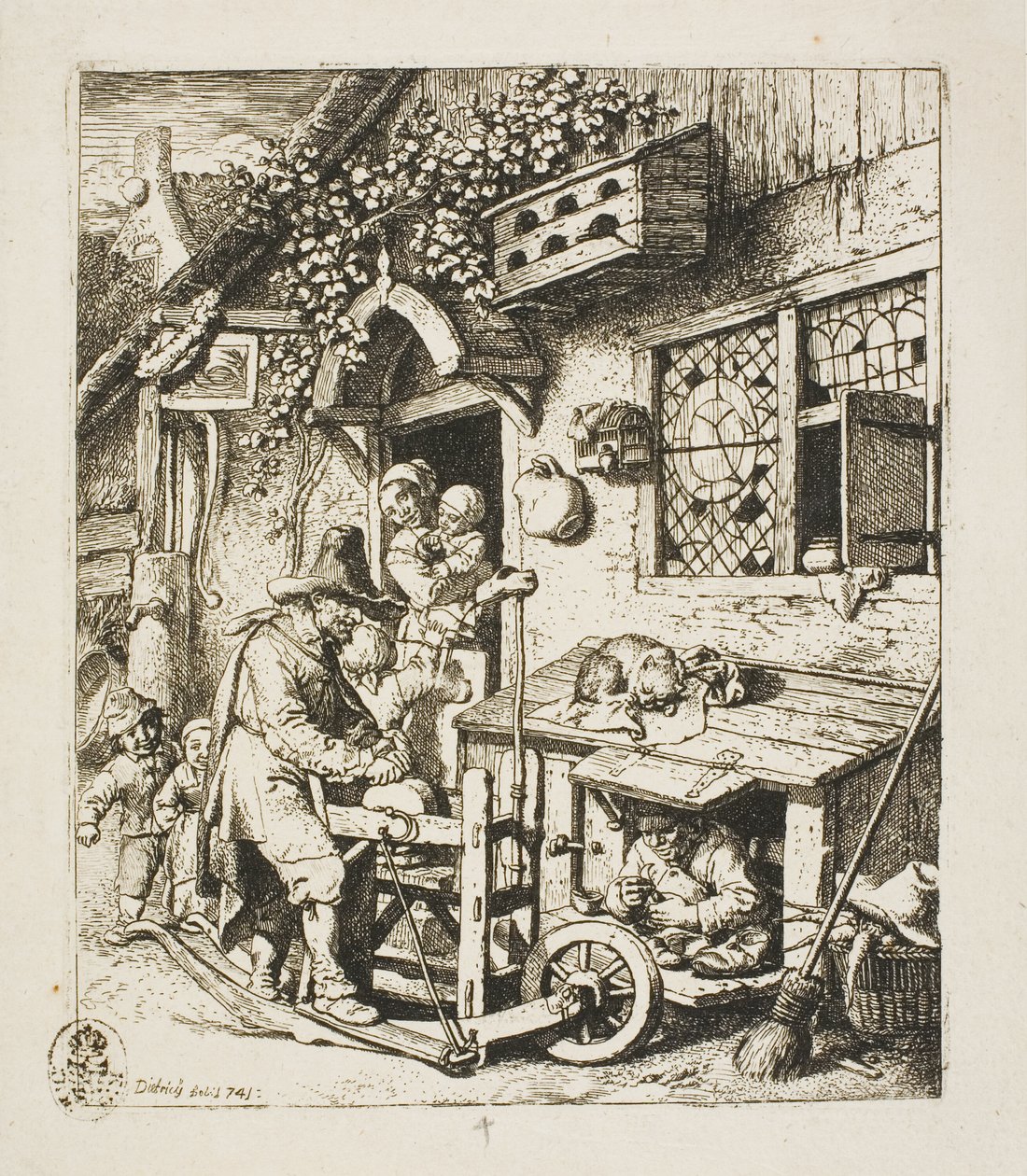 Az olló-daráló alkotó: Christian Wilhelm Ernst Dietrich