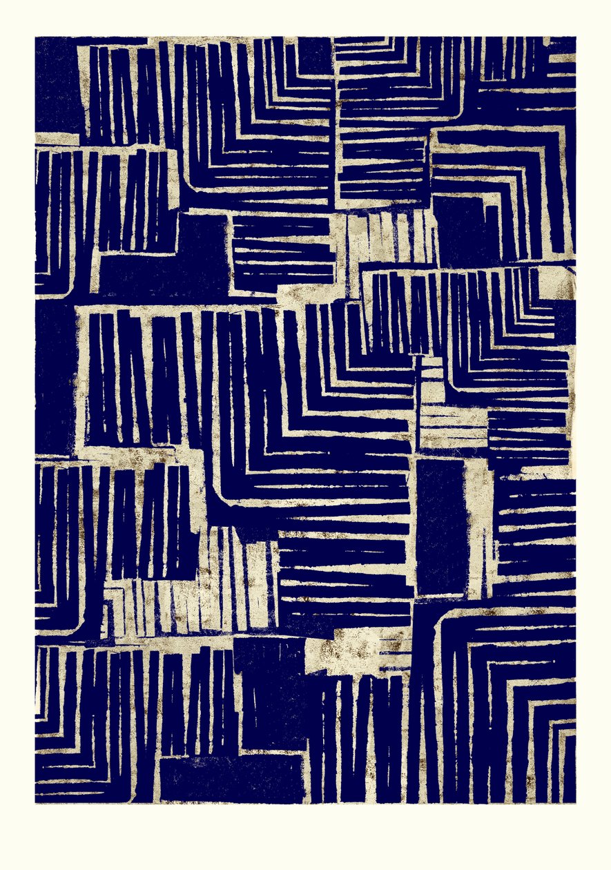 The Levels, 2022 (monoprint) alkotó: Christina Fedyk