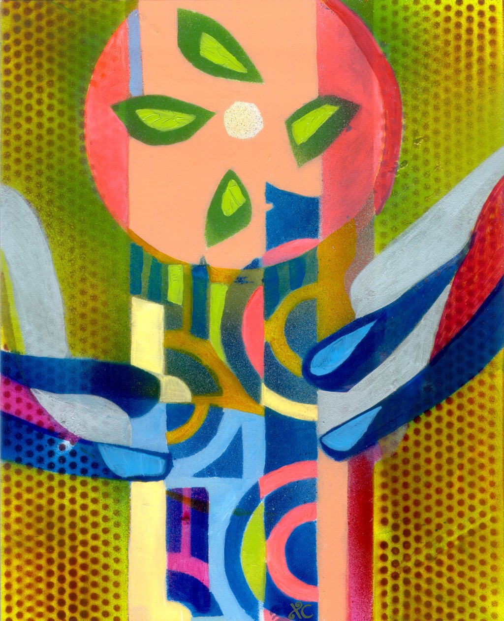 Grace, 2009 körül (akril, panelen) alkotó: Christina Saj