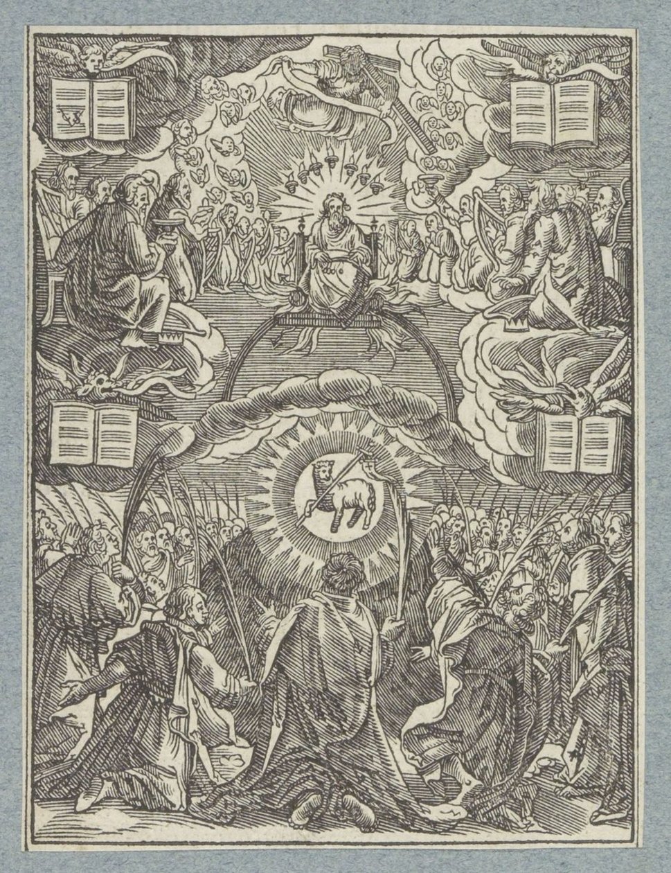 Isten Bárányának imádása alkotó: Christoffel van Sichem (II)