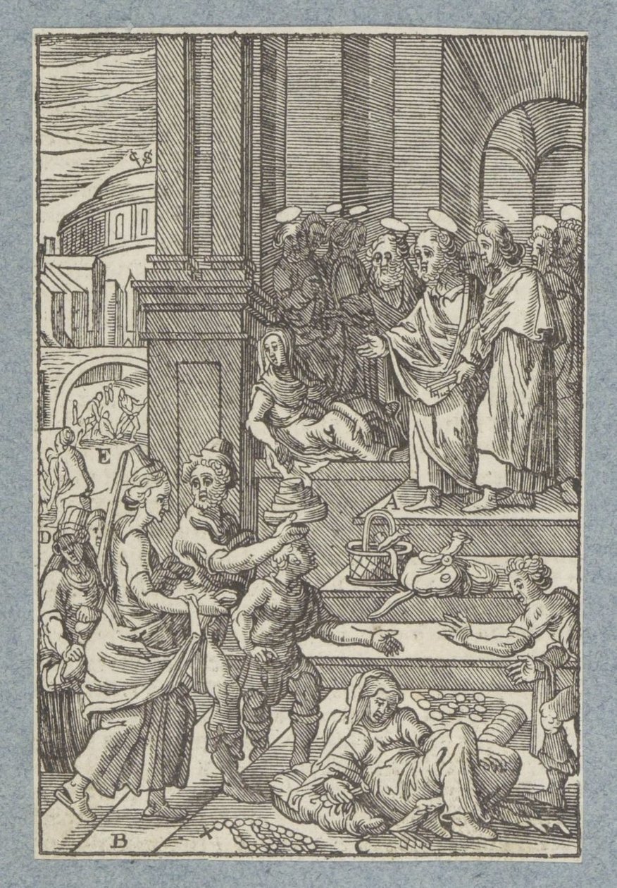 Ananias és Sapphira alkotó: Christoffel van Sichem (II)