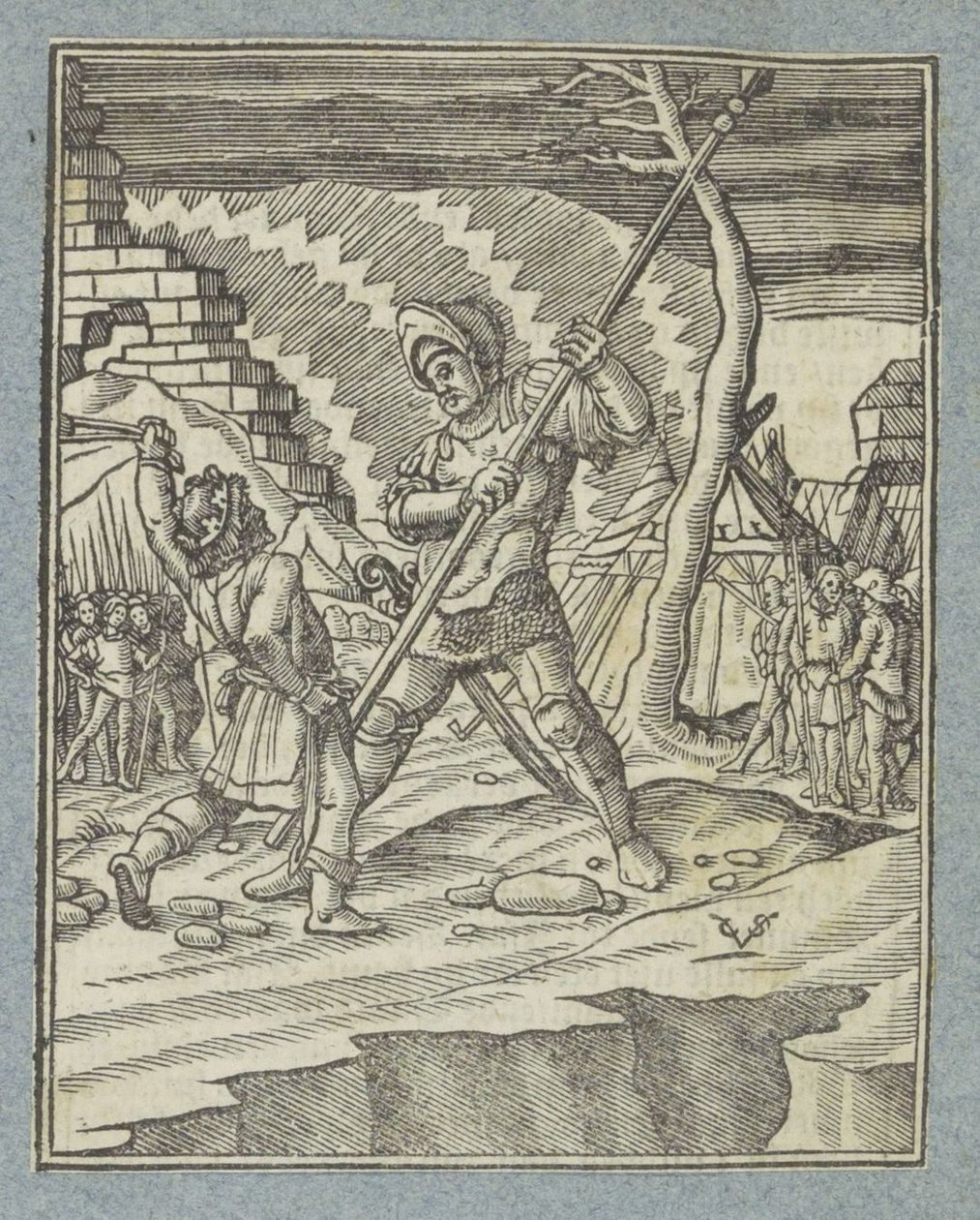Dávid legyőzi Góliátot alkotó: Christoffel van Sichem (II)
