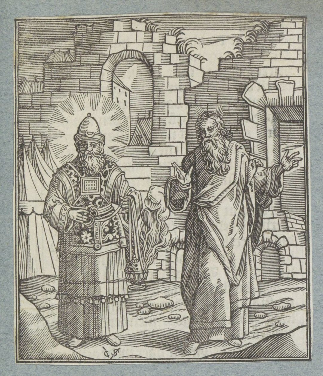 Papi öltözet alkotó: Christoffel van Sichem (II)