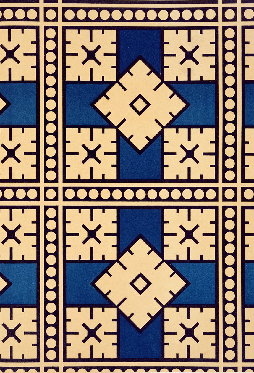 XLIV. tábla a "Studies in Design" c. 1874-76 alkotó: Christopher Dresser