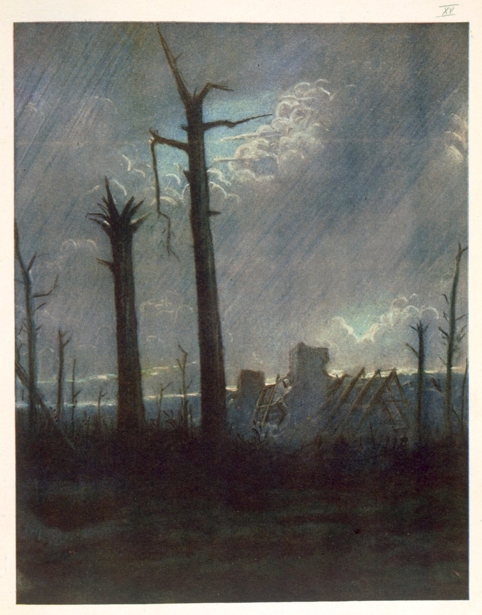 Reclaimed Country, a British Artists at the Front című filmtől, A nyugati front folytatása, 1918 alkotó: Christopher Richard Wynne Nevinson
