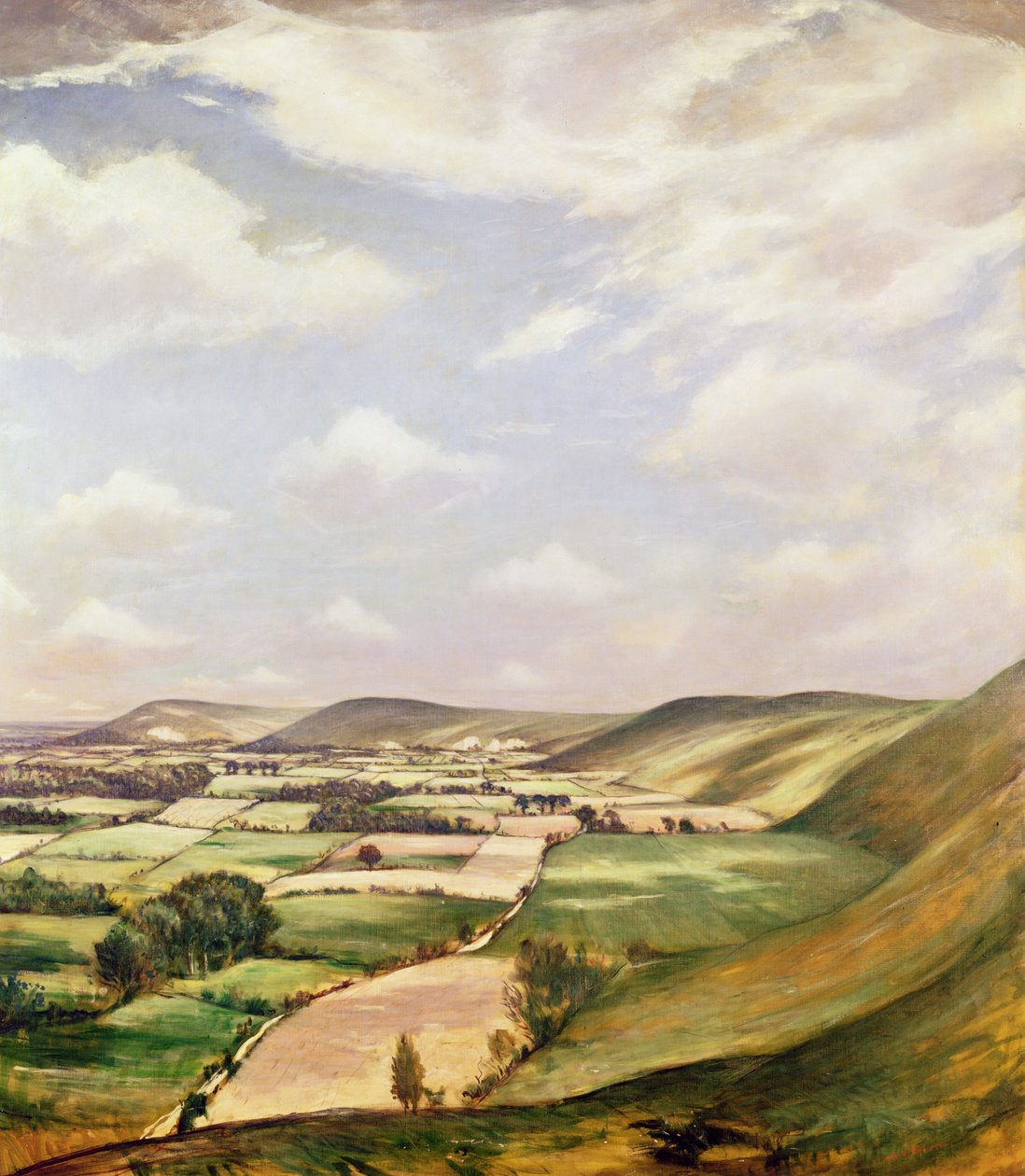 Sussexi táj alkotó: Christopher Richard Wynne Nevinson