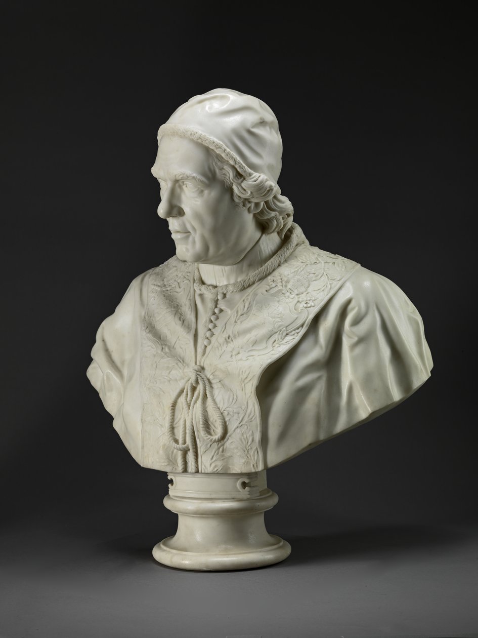 XIV. Kelemen pápa (1705-74) 1772-76 körül (márvány) alkotó: Christopher (attr.to) Hewetson