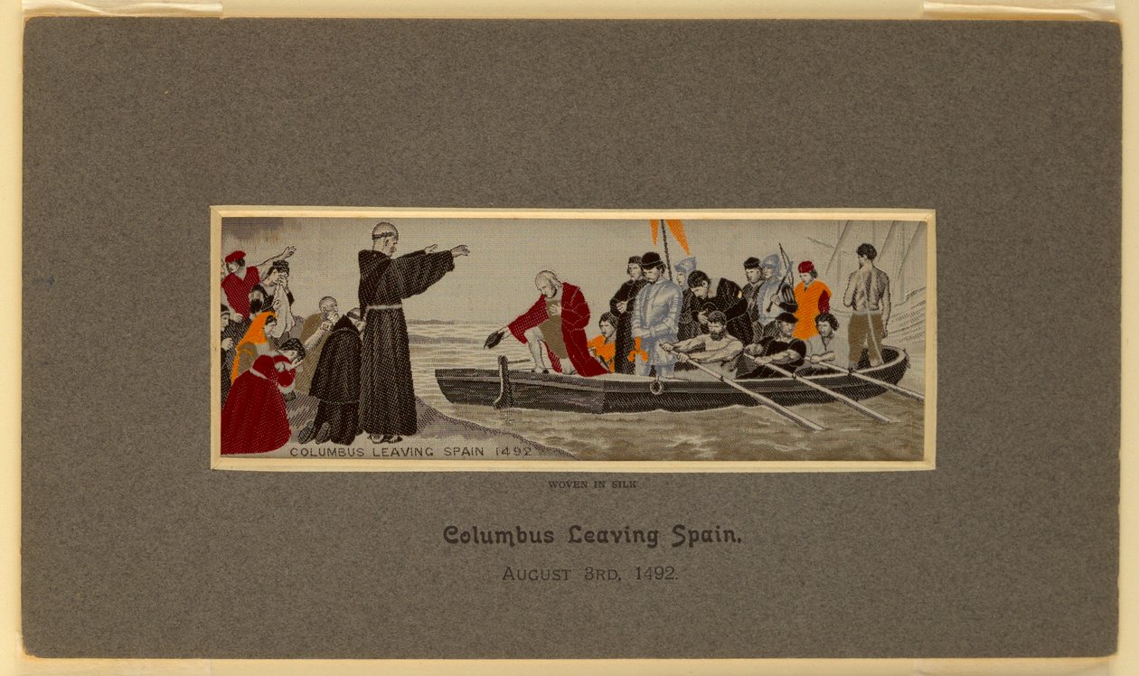 szőtt selyem alkotó: Christopher Columbus