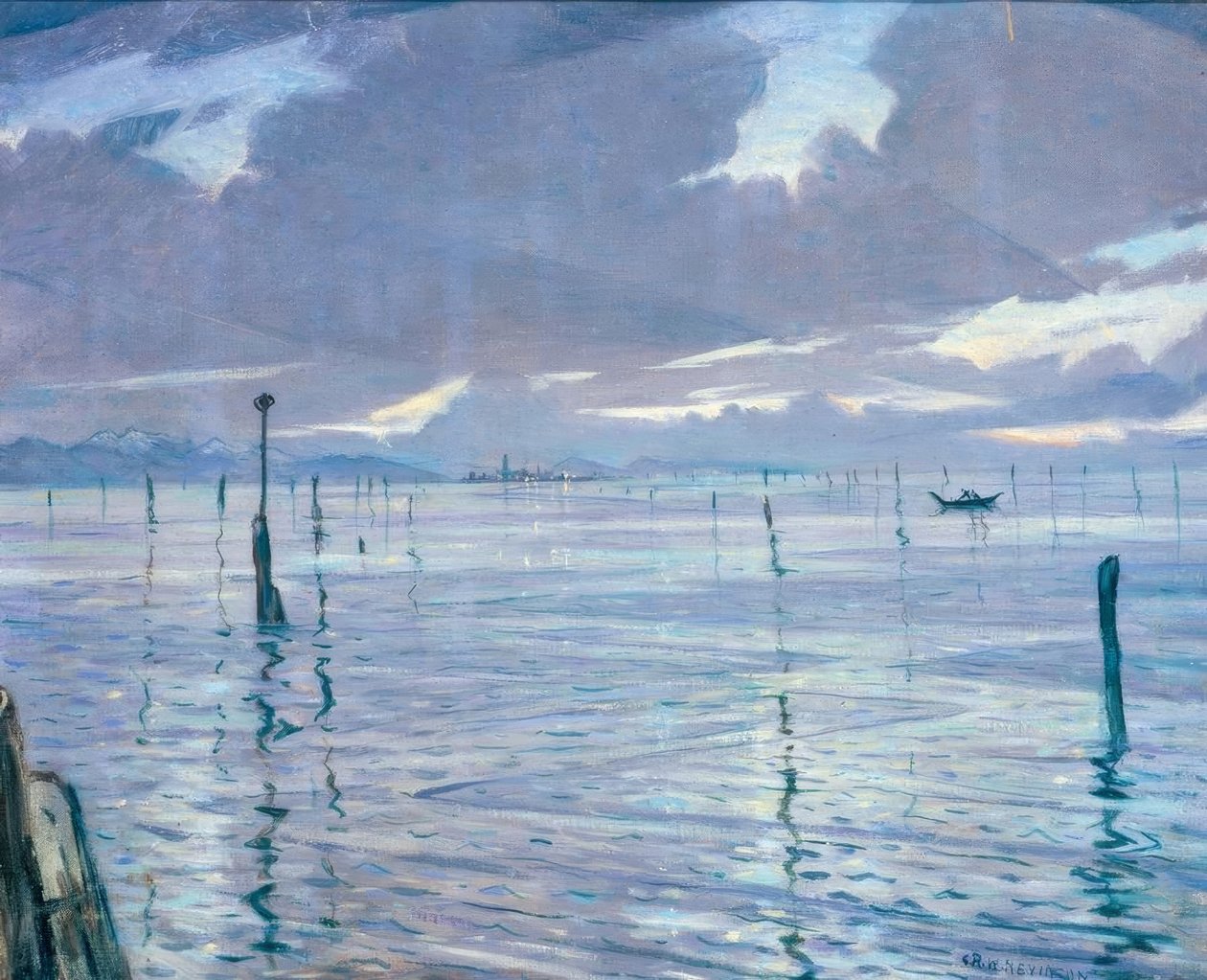 Torcello, Velence) alkotó: Christopher Richard Wynne Nevinson