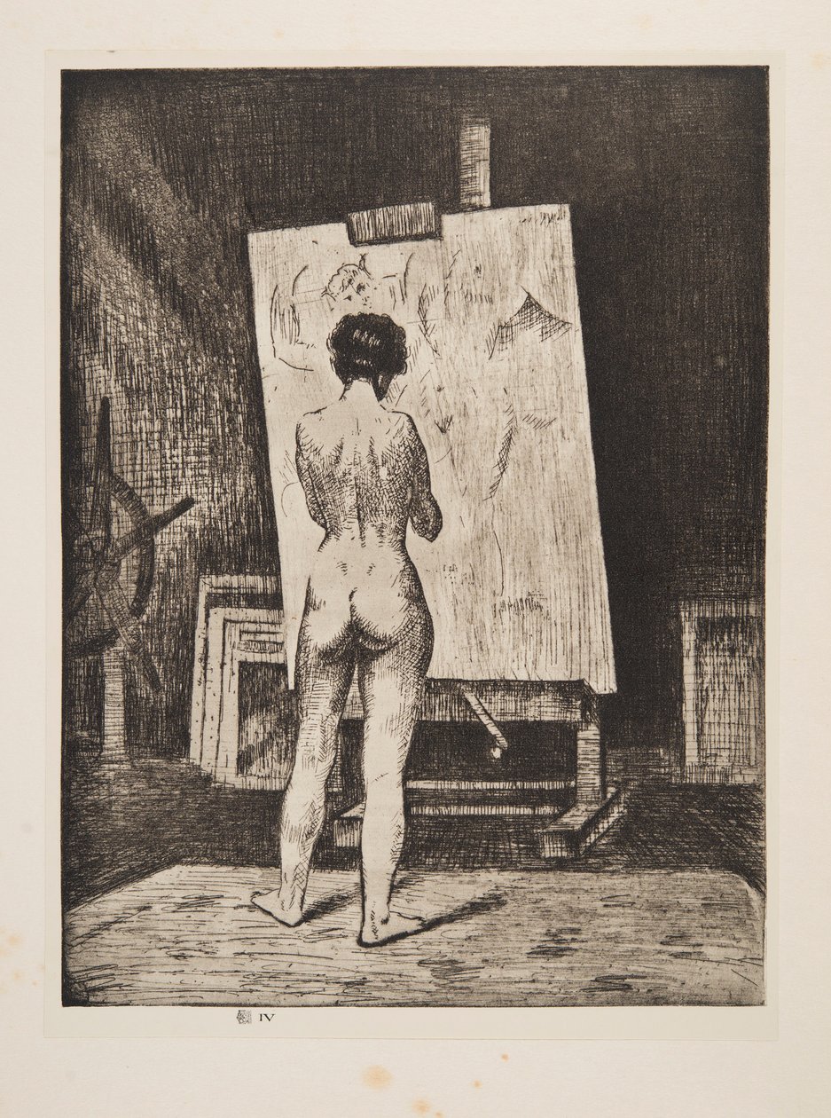 Az Ínytő, kocsma. 1922. alkotó: Christopher Richard Wynne Nevinson
