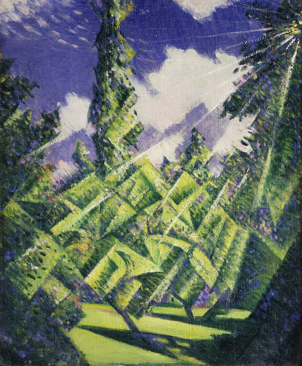 A négy évszak: nyár, 1919 körül alkotó: Christopher Richard Wynne Nevinson