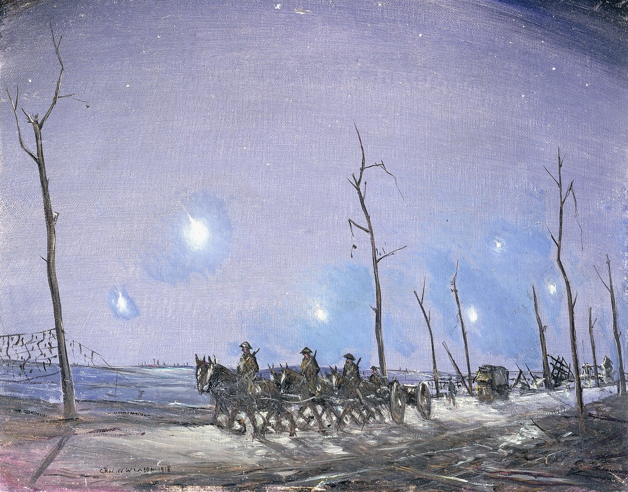 Verey Lights, 1918 alkotó: Christopher Richard Wynne Nevinson