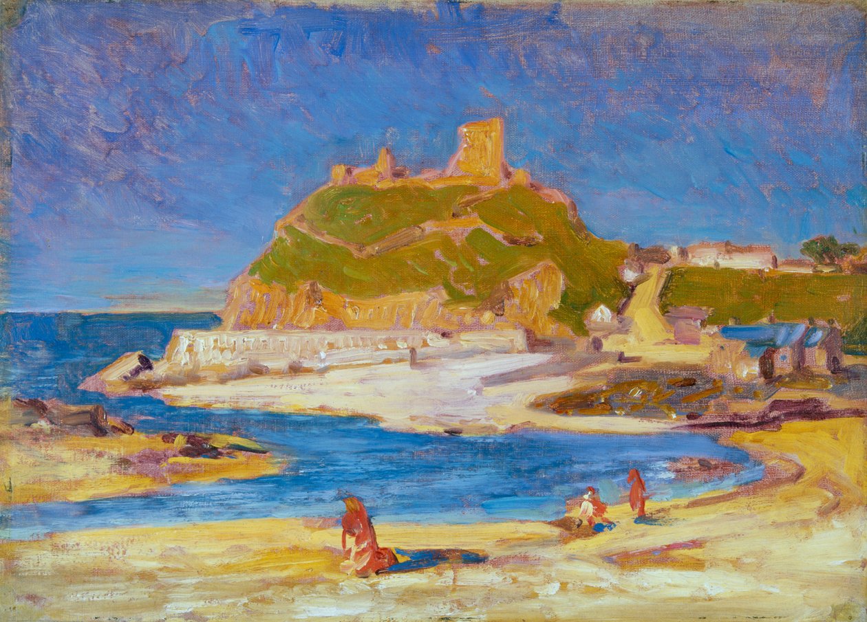 „Criccieth kastély”, 1893-1934 alkotó: Christopher Williams