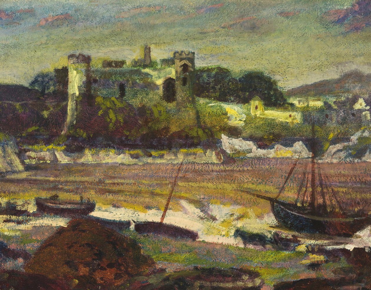Laugharne kastély, Carmarthenshire alkotó: Christopher Williams