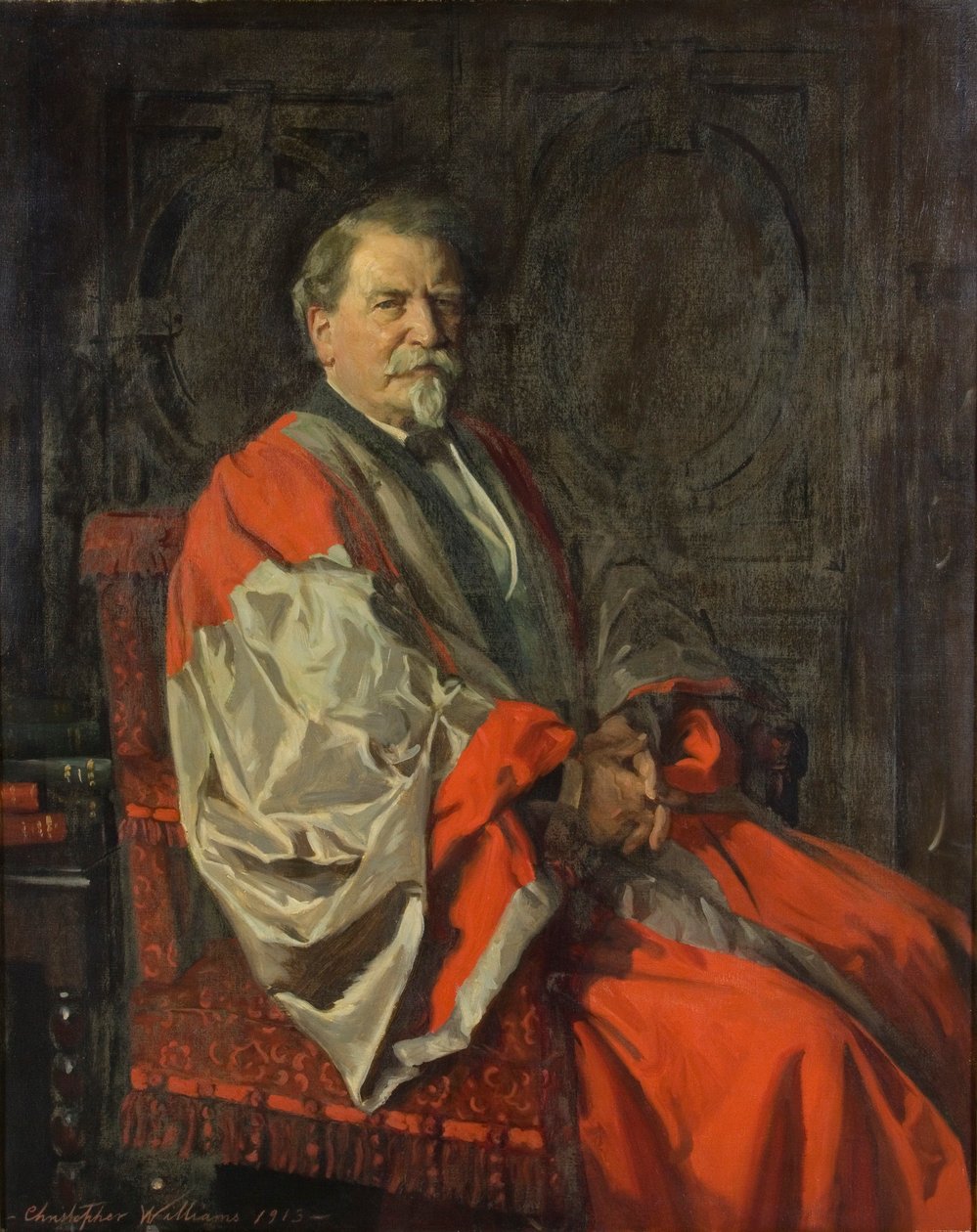 Sir John Rhys, 1913. alkotó: Christopher Williams