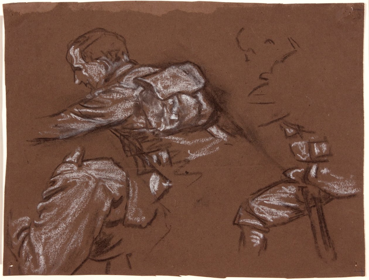 Tanulmányok a „Mametz Wood” számára, 1916. alkotó: Christopher Williams