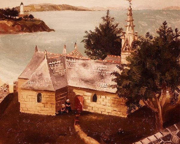 Templom La Tremouille-ban, Treboutban alkotó: Christopher Wood