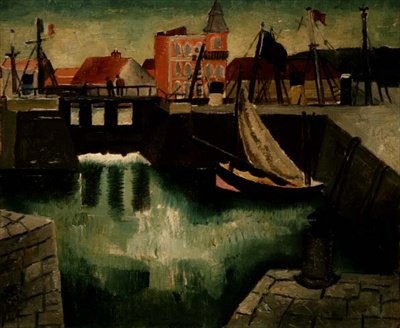 Kikötő, Dieppe alkotó: Christopher Wood