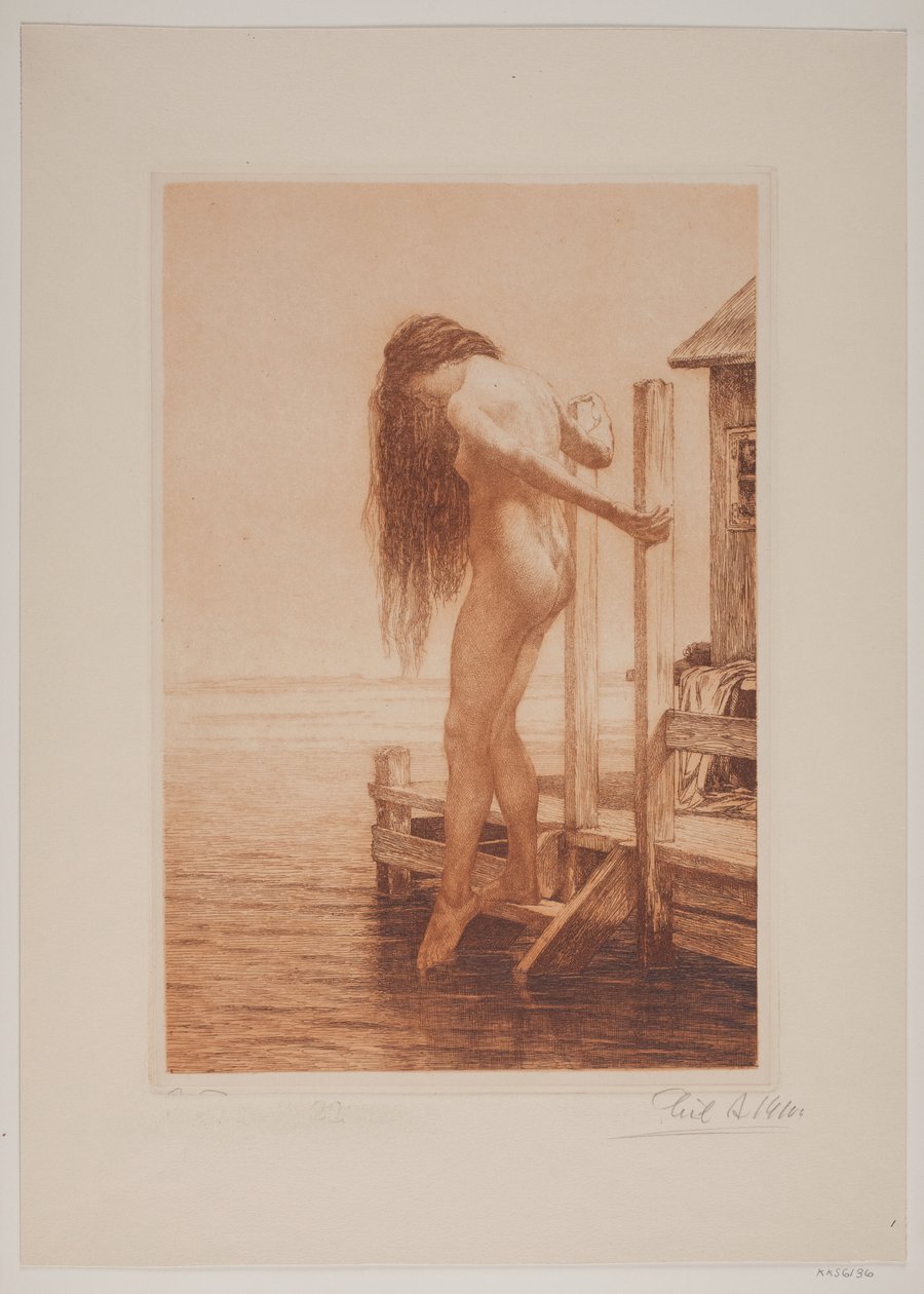 Fürdő hölgy alkotó: Cilius Johannes Konrad Andersen