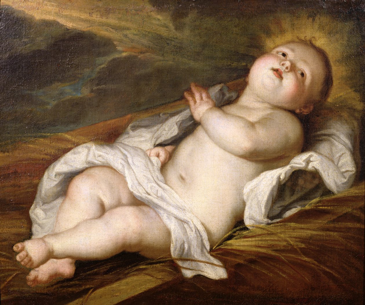 Csecsemő Krisztus alkotó: Circle of Anthony van Dyck