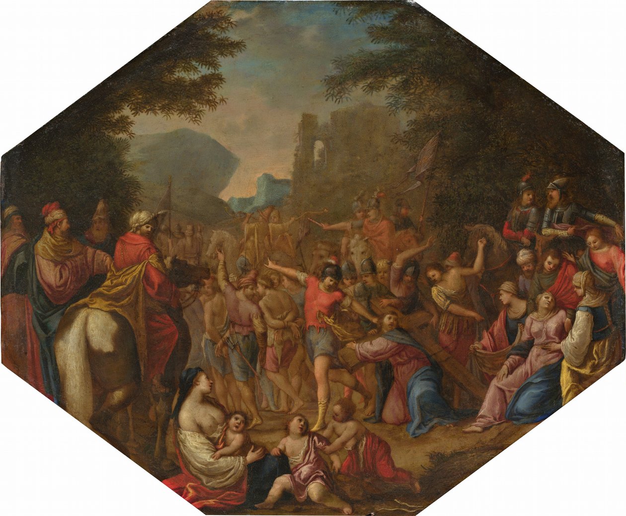 Út a Kálváriához alkotó: Circle of Claude Déruet