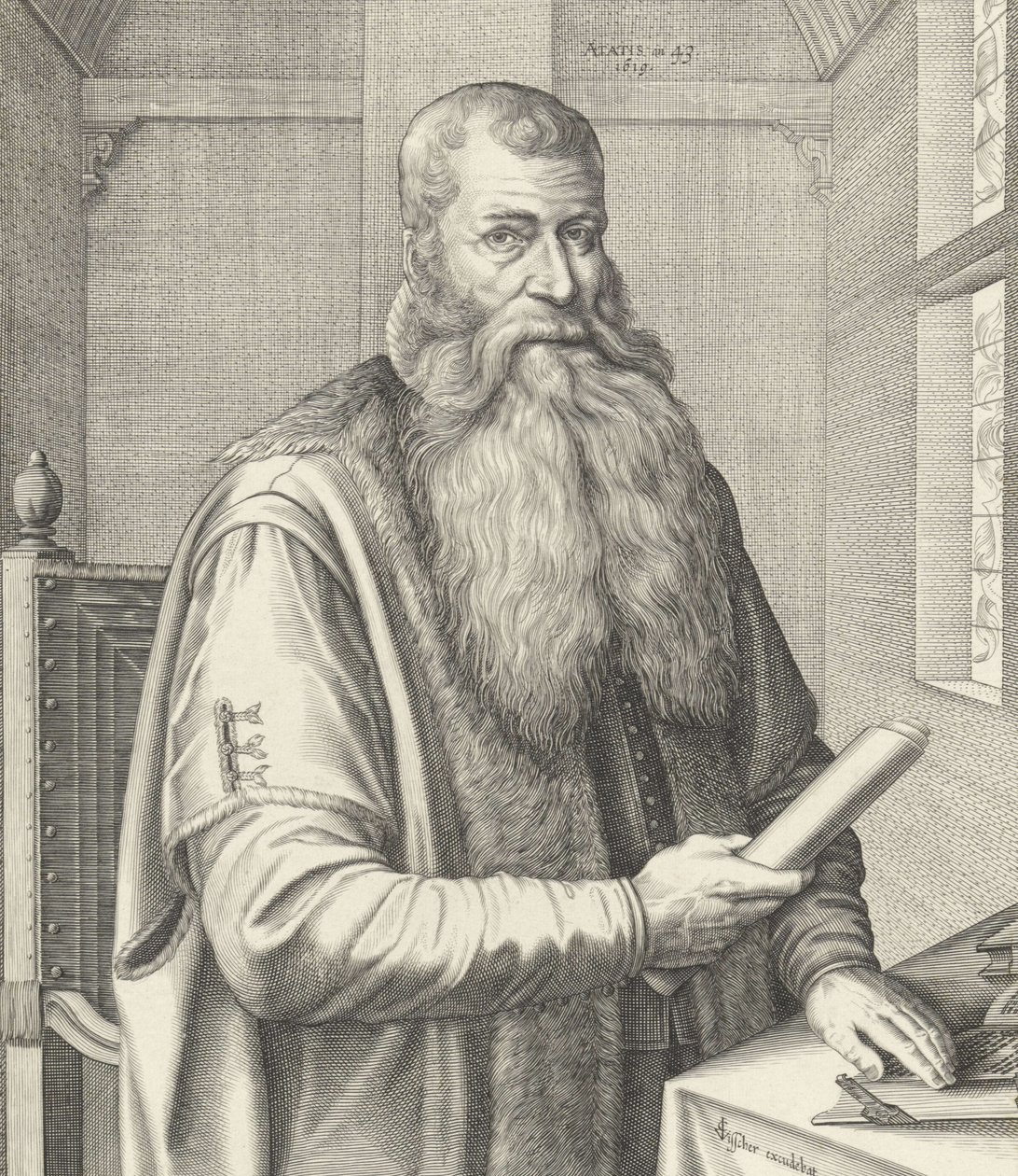 Johann Bogermann (1576-1637) alkotó: Claes Jansz Visscher