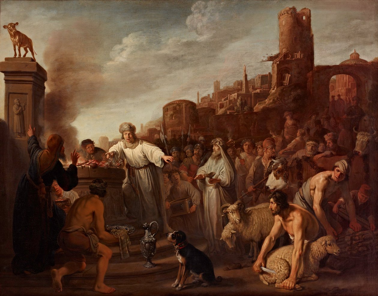 Jeroboám áldozata alkotó: Claes Corneliszoon Moeyaert