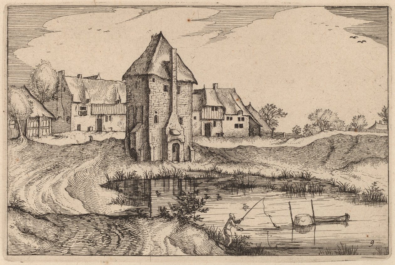 A tavacska alkotó: Claes Jansz Visscher after Johannes van Doetechum, the Elder after Lucas