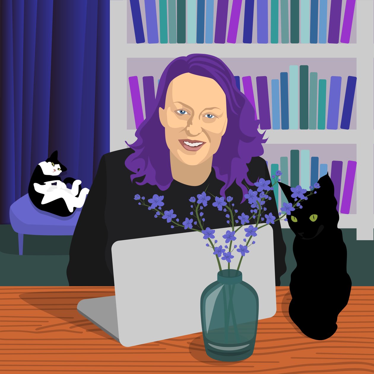 Önarckép alkotó: Claire Huntley
