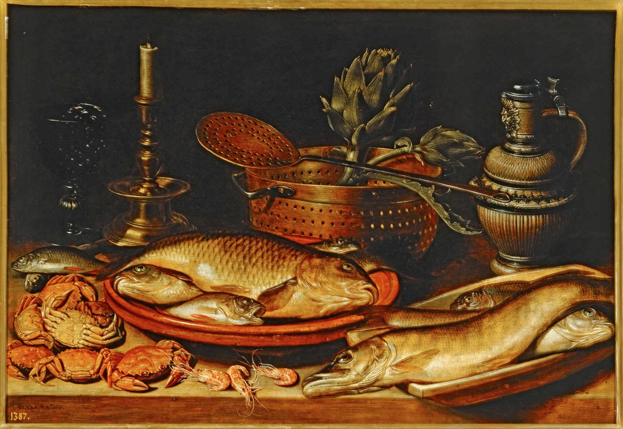Csendélet halakkal ... alkotó: Clara Peeters