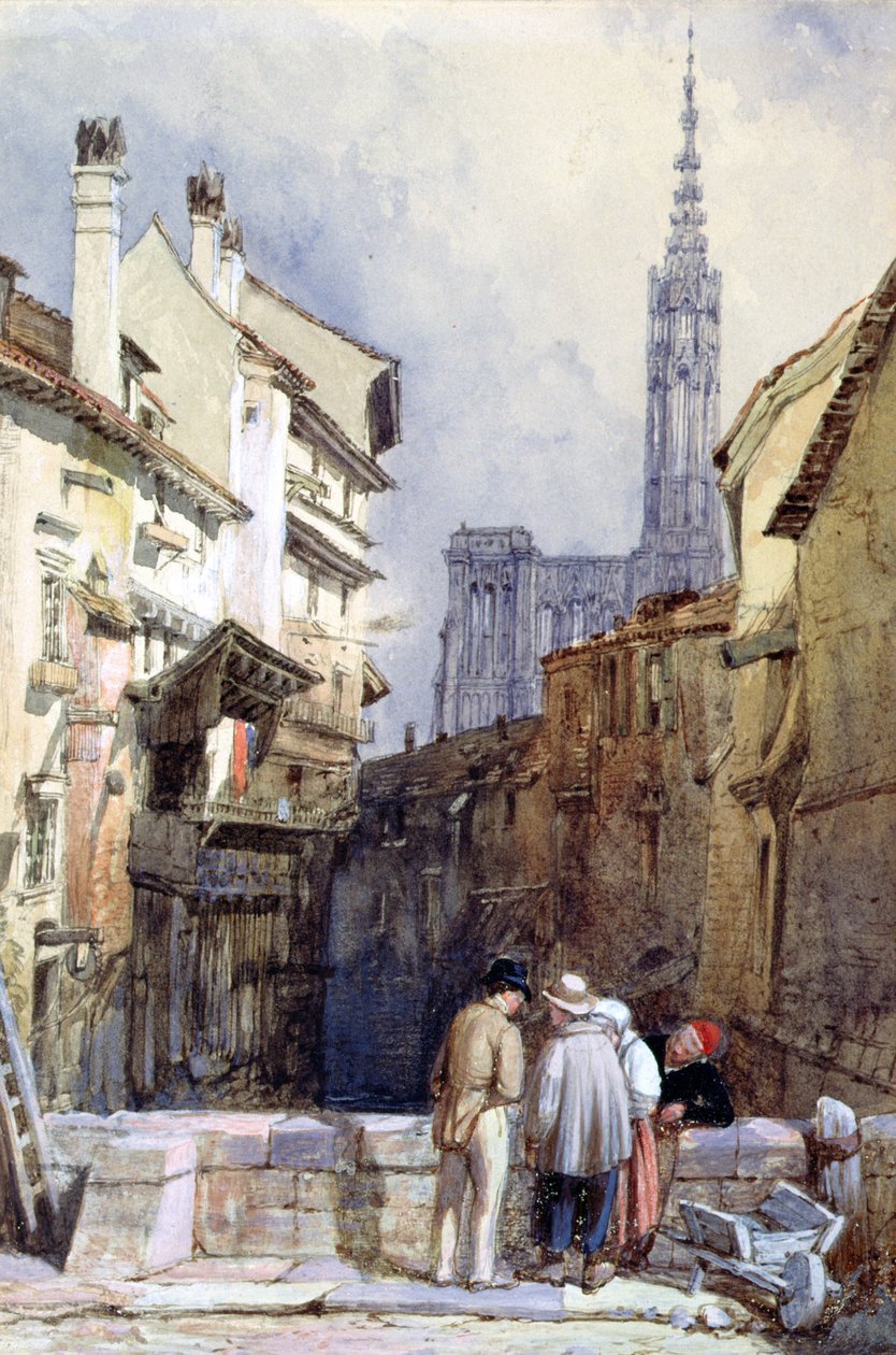 Egy csatorna Strasbourgban alkotó: Clarkson Frederick Stanfield