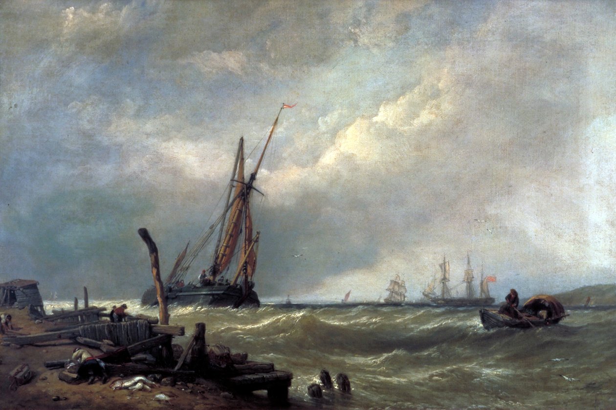 „A Texelben”, 1856 alkotó: Clarkson Stanfield