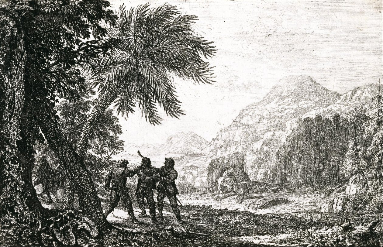 Táj Brigandokkal alkotó: Claude Lorrain