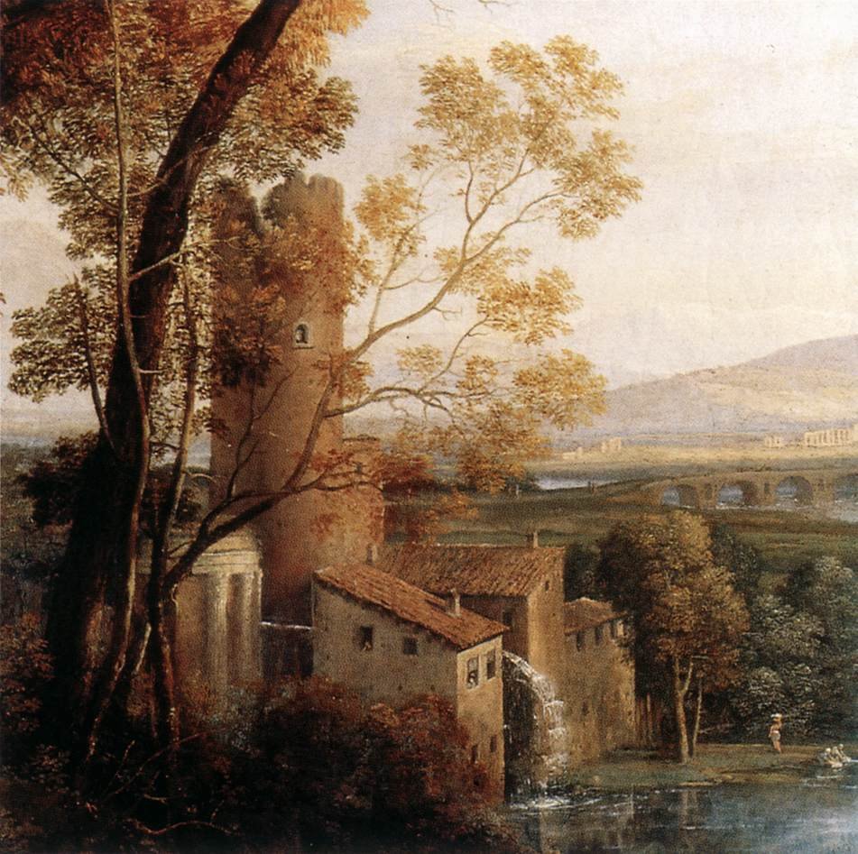 Tájkép táncoló figurákkal alkotó: Claude Lorrain